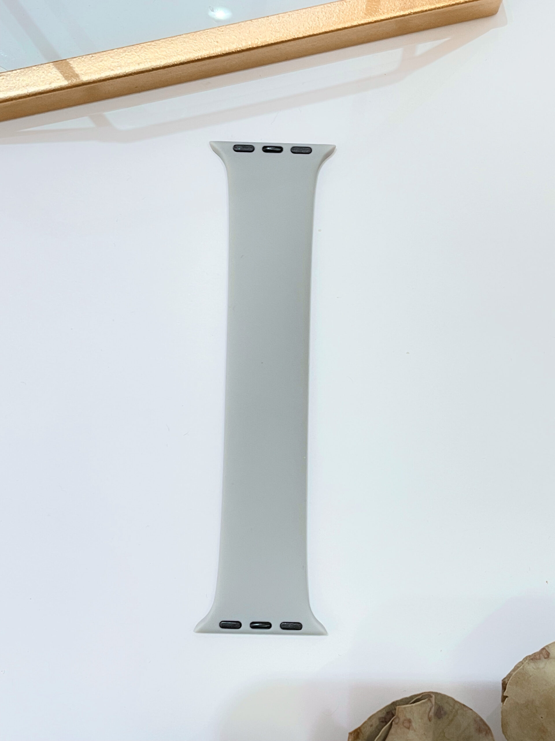 Correa apple watch gris lisa