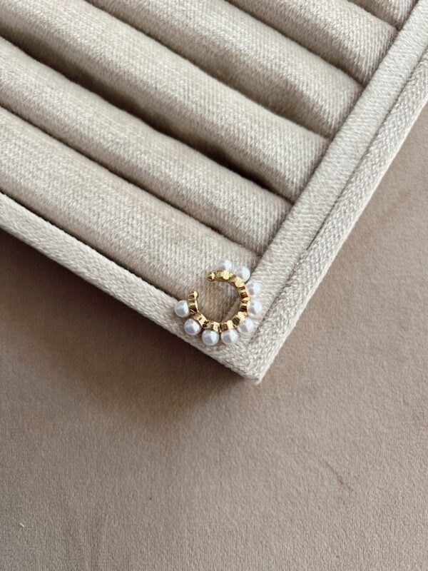 Earcuff perlas
