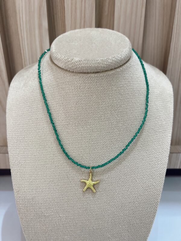 Collares cristal colores y dijes