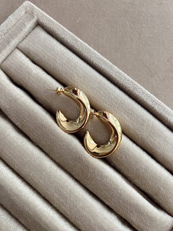 Argollas gold curva