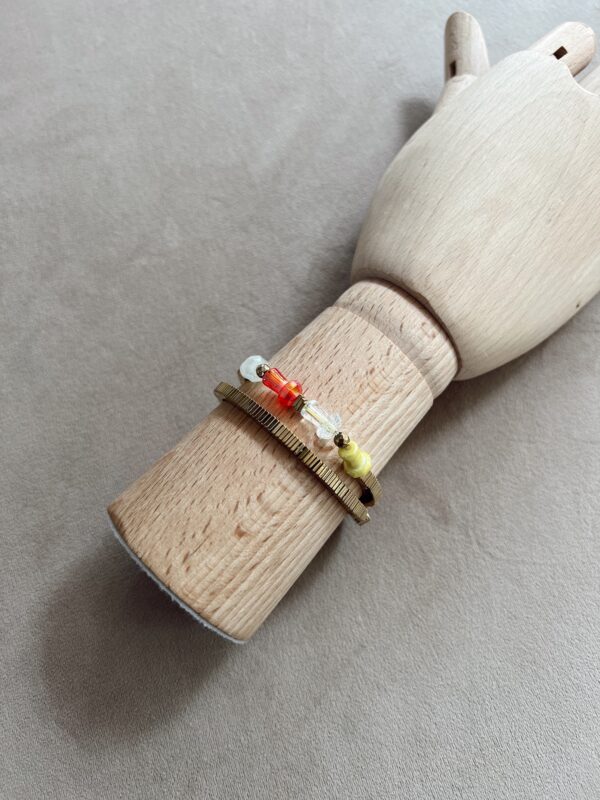 Pulsera doble honguito - Imagen 5