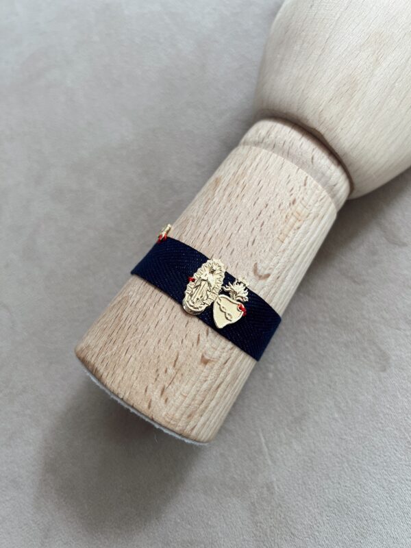 Pulsera tela Virgen de Guadalupe