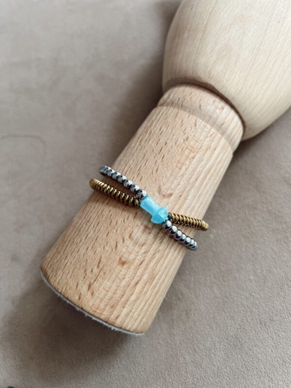 Pulsera doble honguito - Imagen 4